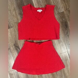 Day + Moon Red 2 piece set